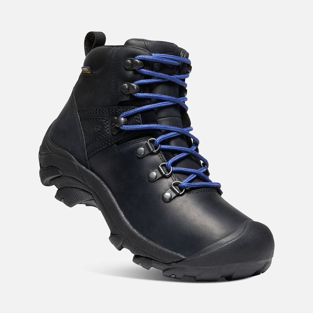 Botas de Seguridad Keen Mexico Negros - Mujer Pyrenees - YX4236719